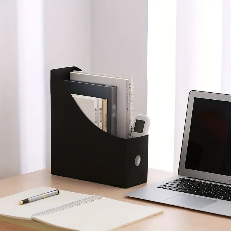 Desktop File Rack Organizer for Books and Supplies
