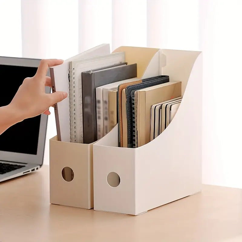 Desktop File Rack Organizer for Books and Supplies